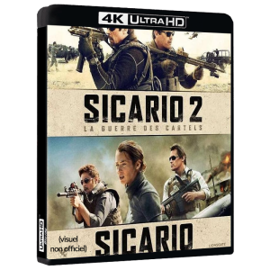 sicario 1 et 2 blu ray 4k visuel produit