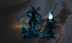 visuel slider statuette f4f sekiro definitive edition allumée
