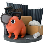 figurine chainsaw man pochita visuel produit