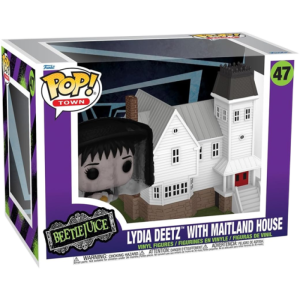funko pop town beetlejuice lydia deetz with maitland house visuel produit