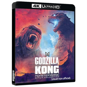 monsterverse 5 films blu ray 4k visuel produit
