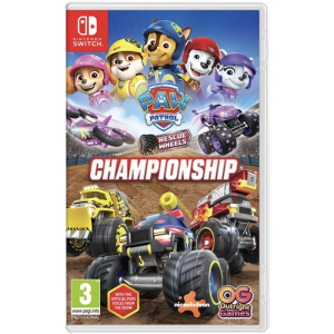 paw patrol rescue wheels championnat sur switch visuel produit