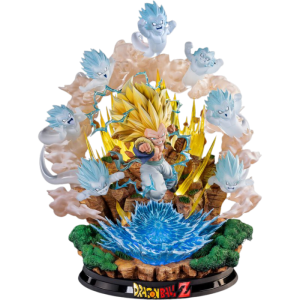 statue dragon ball z super saiyan 3 gotenks visuel produit