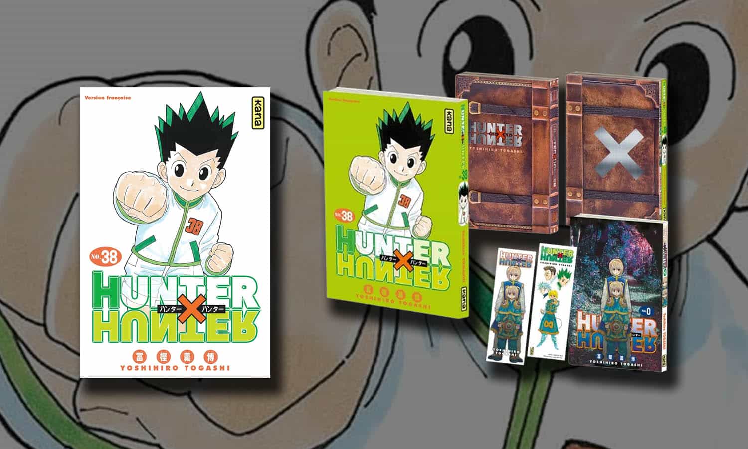 SLIDER hunter x hunter t38 standard et collector