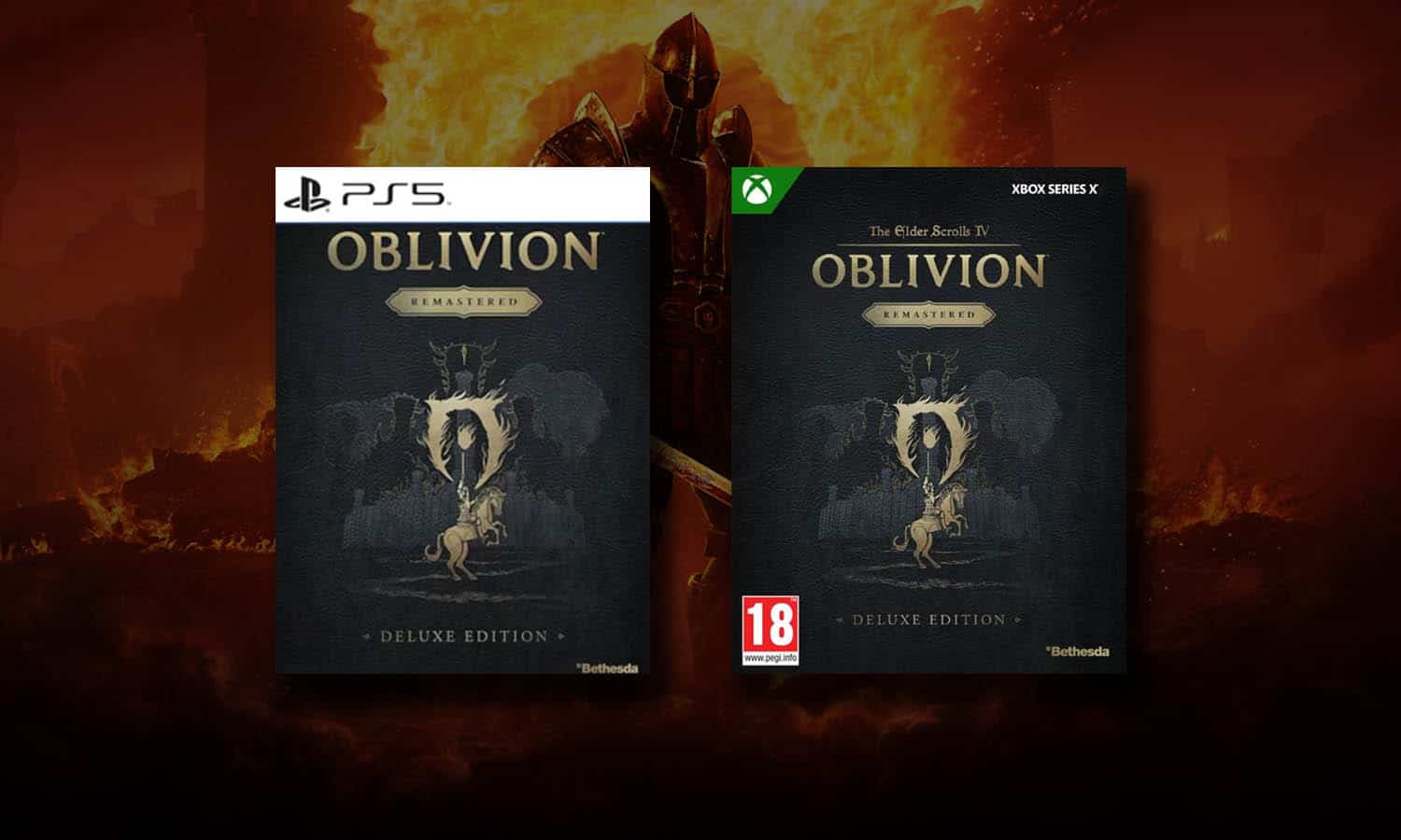 SLIDER oblivion remastered deluxe edition xbox series x ps5 multi provisoire