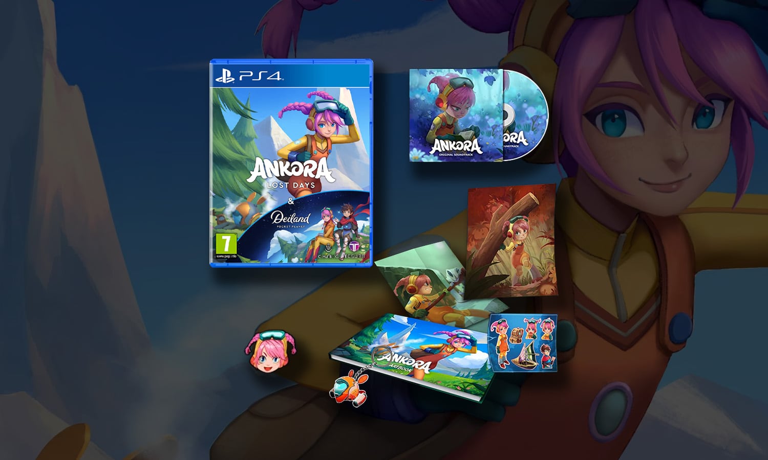 Ankora Lost Days and Deiland Pocket Planet Collector sur PS4