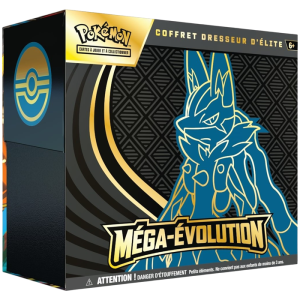 etb pokemon mega evolution lucario visuel produit