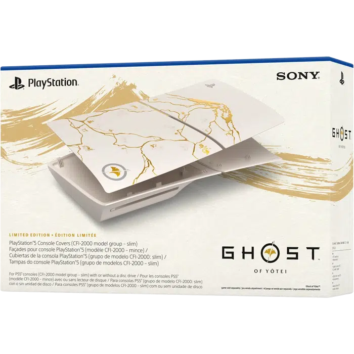 PS5 Pro Console Covers – Ghost of Yotei Gold Limited Edition