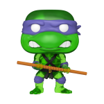 funko pop tmnt donatello vert translucide visuel produit