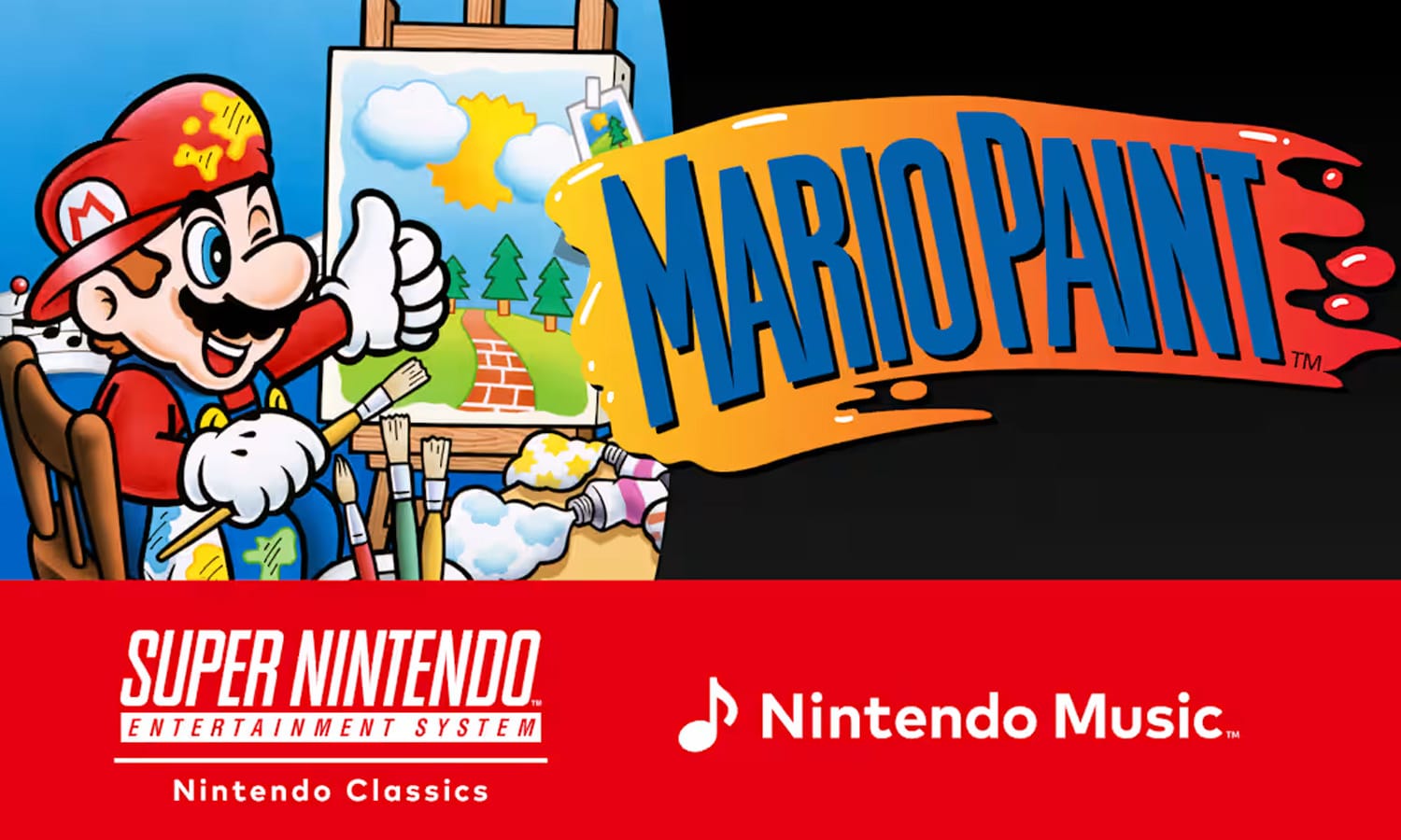 mario paint switch nintendo online slider