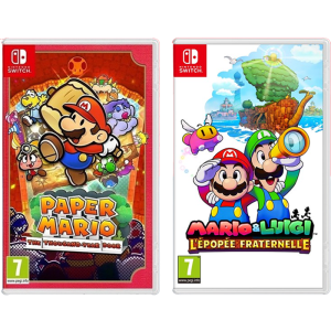 pack paper mario mario et luigi switch visuel produit
