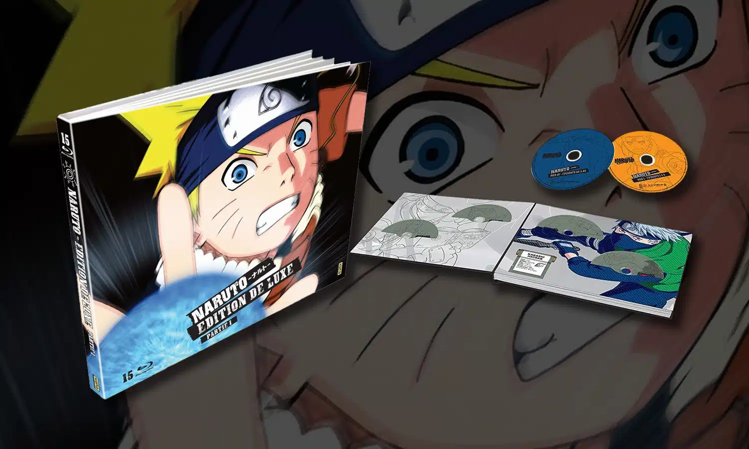 Coffret Blu-Ray Naruto Partie 1 Edition Limitée Deluxe
