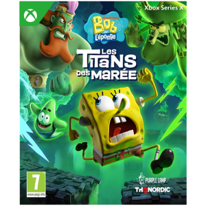 bob leponge les titans des marees sur xbox series visuel produit