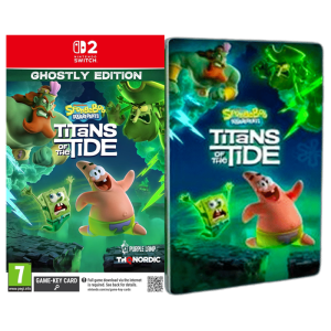 bob l'eponge titans of the tides ghostly edition steelbook switch 2 produit