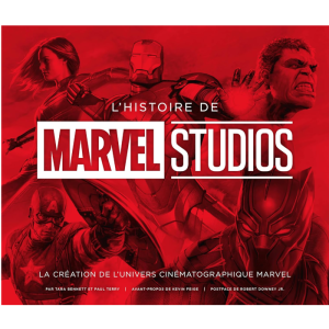 livre l'histoire de marvel studios visuel produit