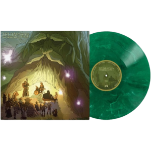 vinyle zelda and jazz tribute vert marbre visuel produit