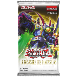 booster yu gi oh le desastre des dimensions visuel produit