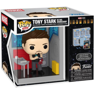 funko pop marvel tony stark garage visuel produit