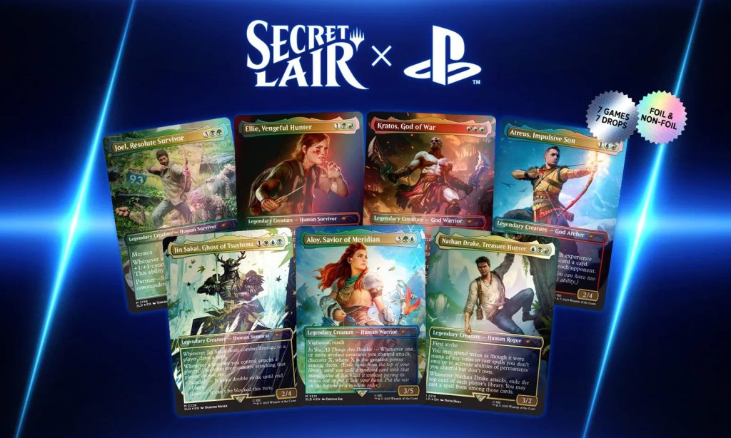 secret lair x sony collab news
