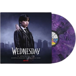 vinyle violet mercredi saison 2 visuel produit