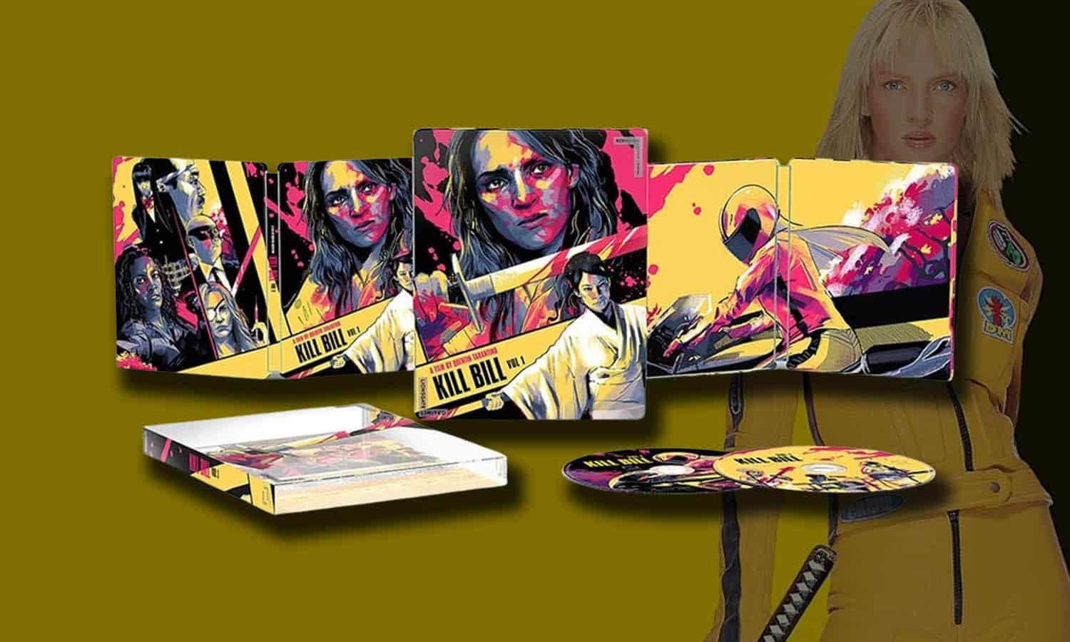 Kill Bill Vol. 1 Blu Ray 4K SteelBook