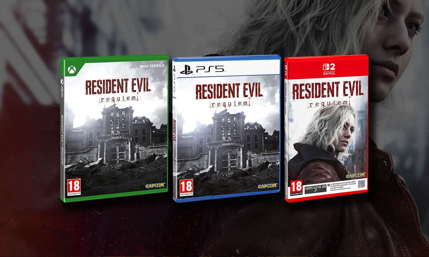 SLIDER resident evil 9 requiem standard definitif multi ps5 xbox switch 2