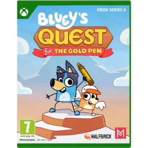 bluey quests for the gold pen xbox visuel produit