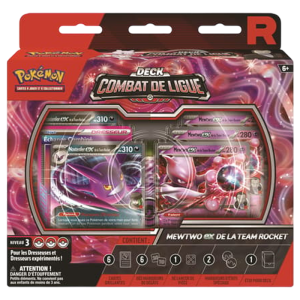 deck combat de ligue mewtwo ex team rocket visuel produit