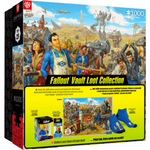 fallout vault loot collection visuel produit