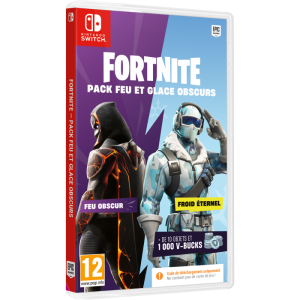 fortnite pack feu et glace obscurs sur switch visuel produit
