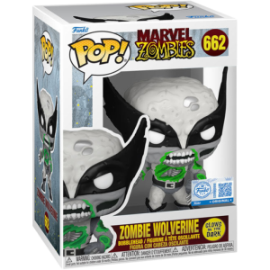 funko pop marvel zombies wolverine fluorescent visuel produit