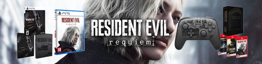 header versions physiques resident evil 9 requiem