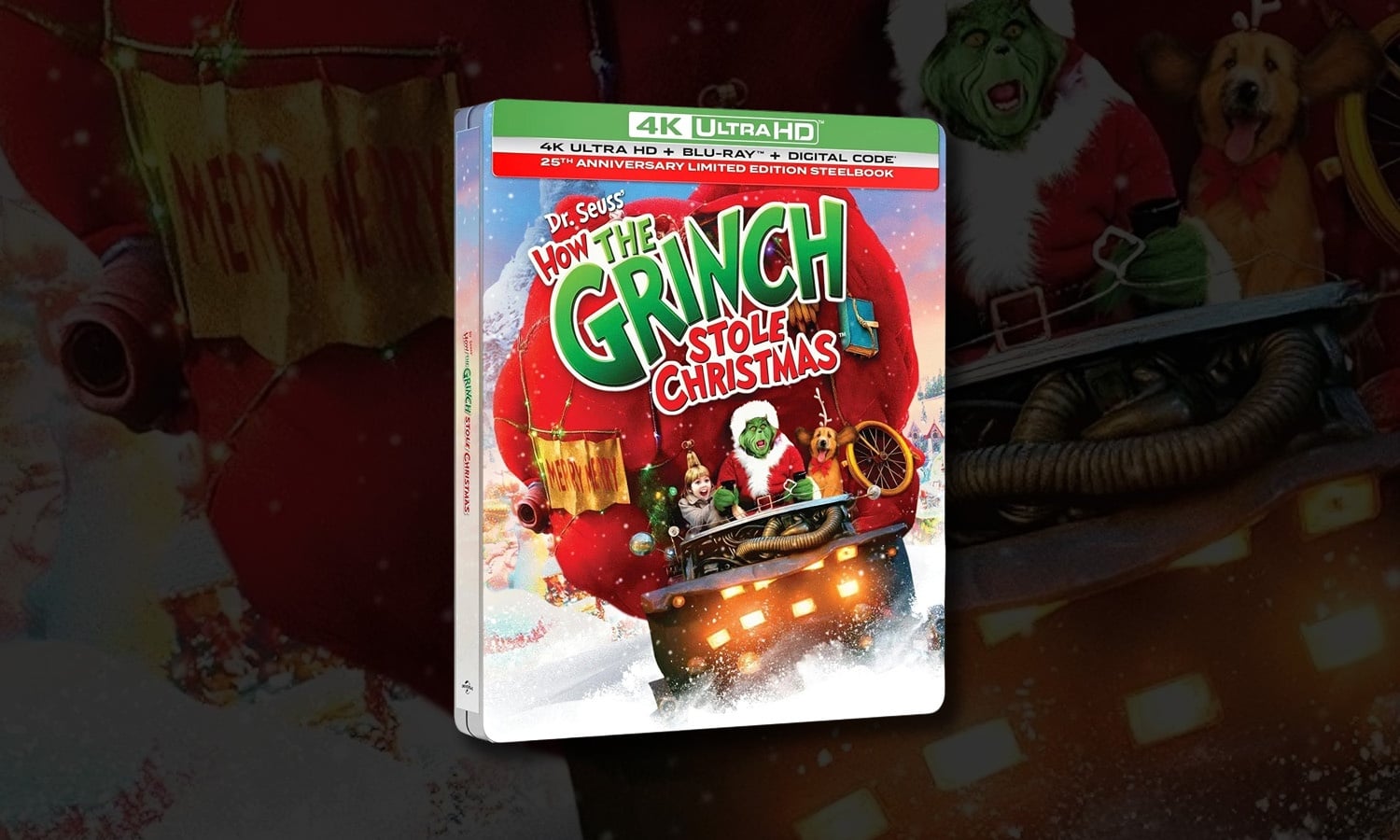 le grinch 4k steelbook 2000 visuel slider