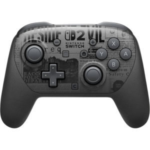 manette pro switch 2 resident evil 9 requiem visuel produit
