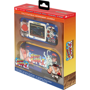 my arcade pocket player super street fighter 2 etui de transport visuel produit