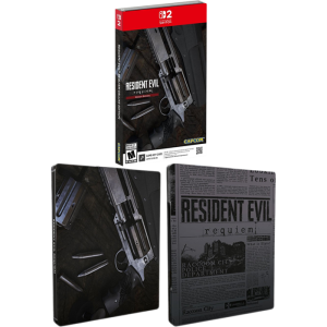 resident evil 9 requiem edition deluxe steelbook switch 2 visuel produit