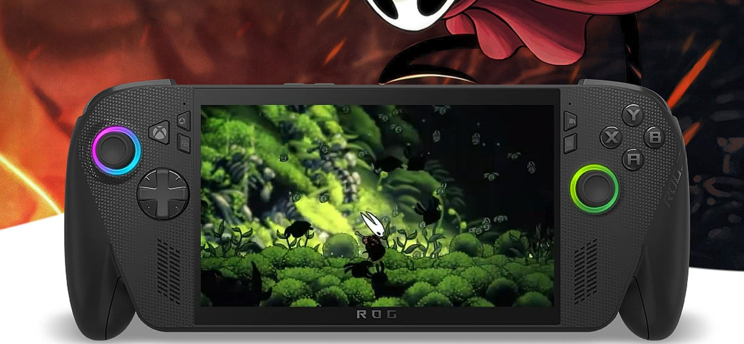 rog ally x screen hollow