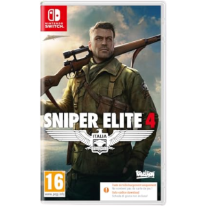 sniper elite 4 switch code dans la boite visuel produit