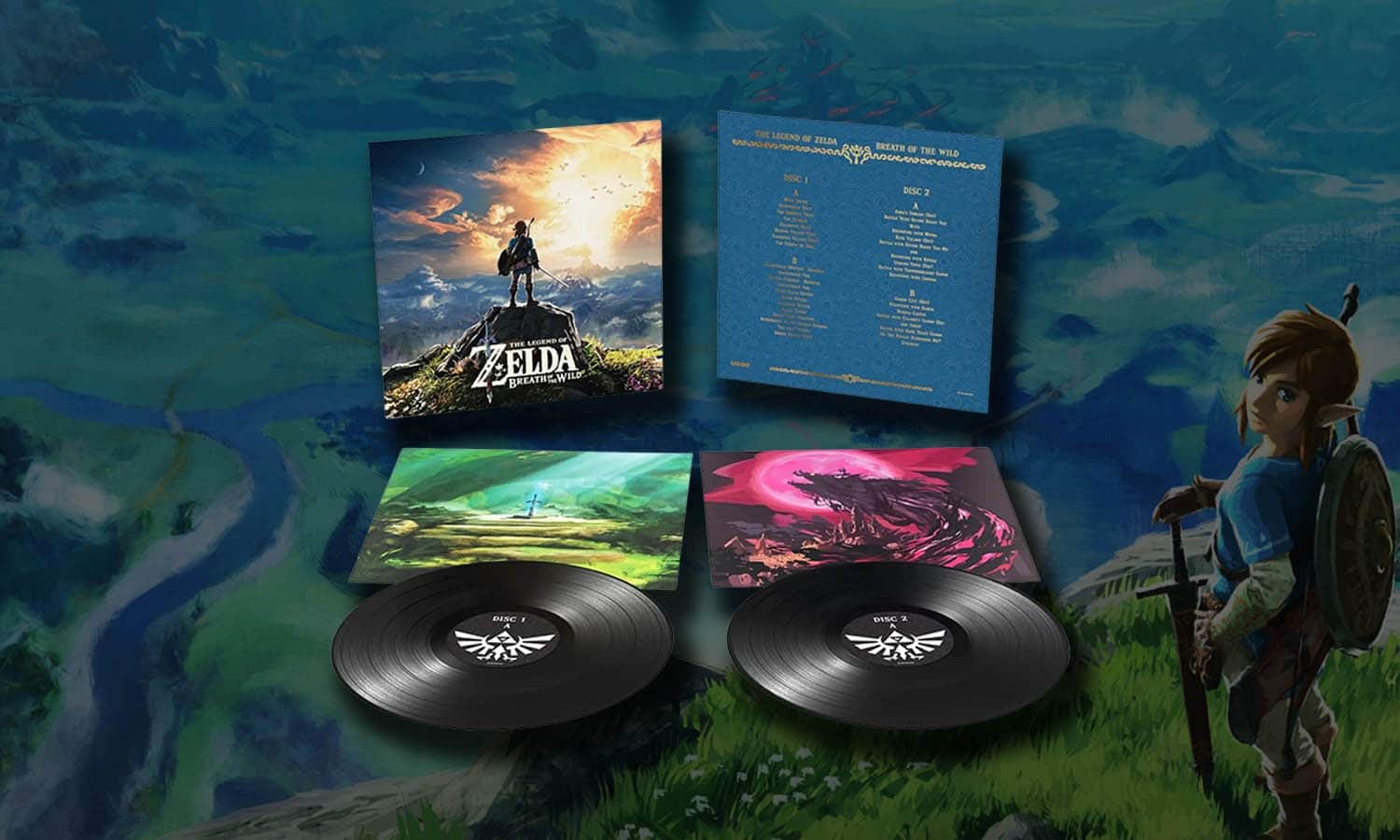 vinyle zelda breath of the wild visuel slider