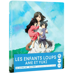 Les Enfants Loups Ame et Yuki 4K Steelbook provisoire produit 1