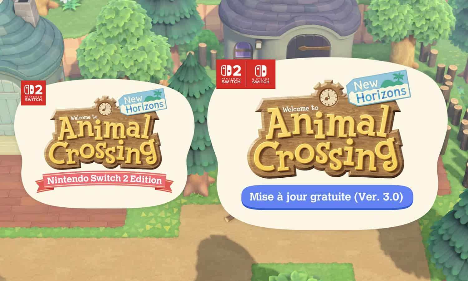 SLIDER MAJ Animal Crossing 3.0 le point sur les nouveautés