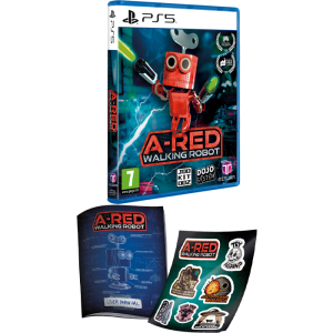 a red walking robot sur ps5 visuel produit