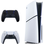console ps5 slim avec 2eme manette midnight black visuel produit