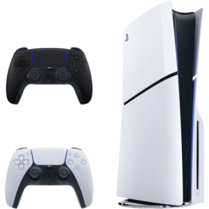 console ps5 slim avec 2eme manette midnight black visuel produit