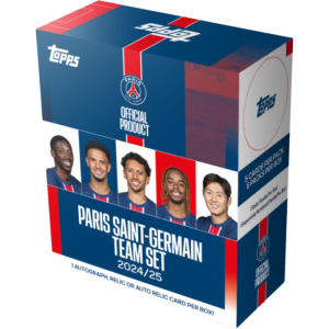 coffret collector topps paris saint germain 2024 2025 visuel produit