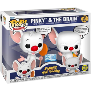 funko pop minus et cortex edition fluorescent visuel produit