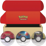 lot de boites poke ball super ball et hyper ball visuel produit