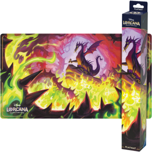 tapis de jeu disney lorcana dragon's fire visuel produit