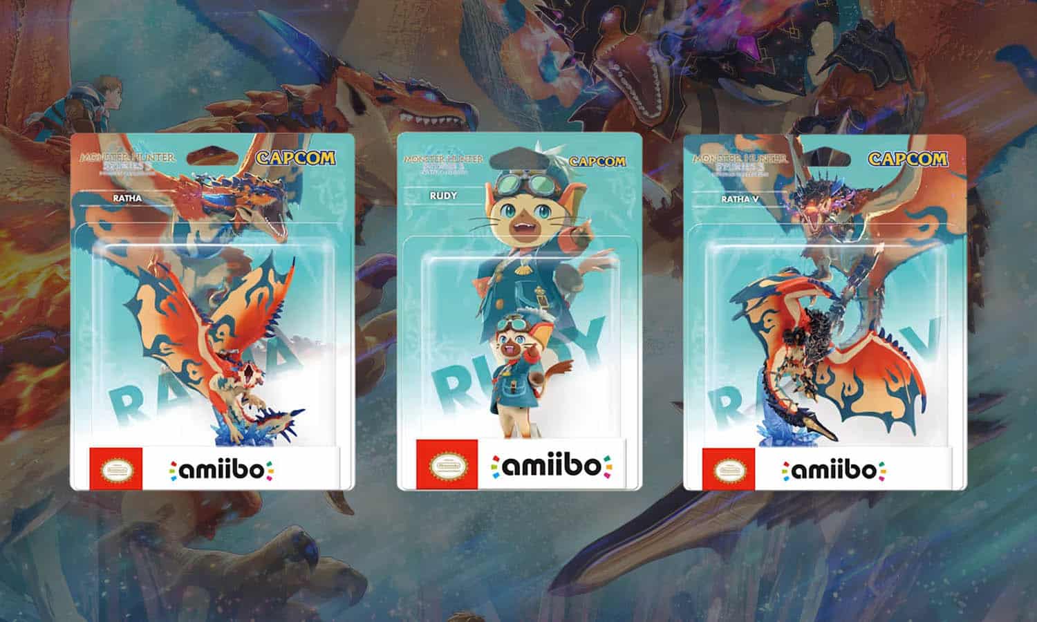 SLIDER amiibo monster hunter stories 3 multi rudy ratha v