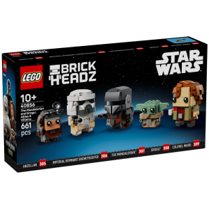 lego 40856 brickheadz mandalorien et grogu visuel produit